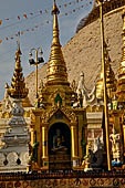 Yangon Myanmar. Shwedagon Pagoda (the Golden Stupa).  